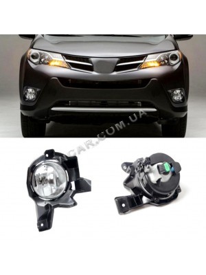 Противотуманки под оригинальный дизайн Toyota RAV4 (13-17)